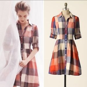 Anthro Moulinette Soeurs Reed Shirtdress Size 0